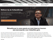 Tablet Screenshot of hollandgroep.nl